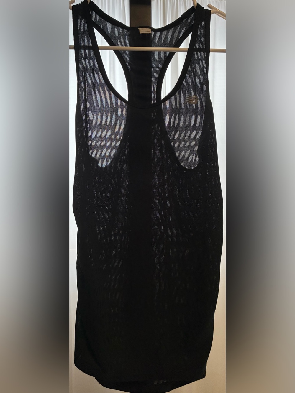 New Balance Black Racerback Performance Tank - Picture 5 of 5